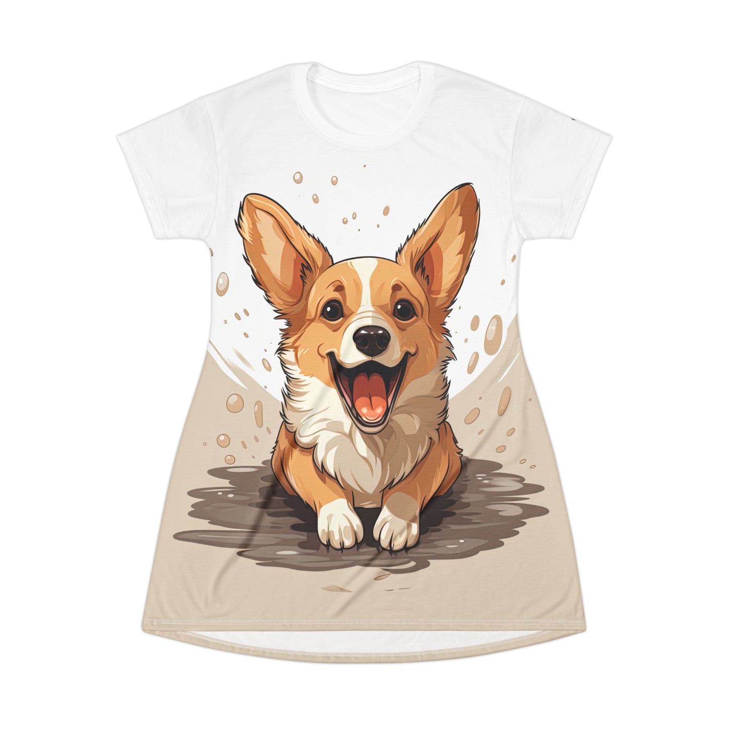 Corgi Cuteness - T-Shirt Dress
