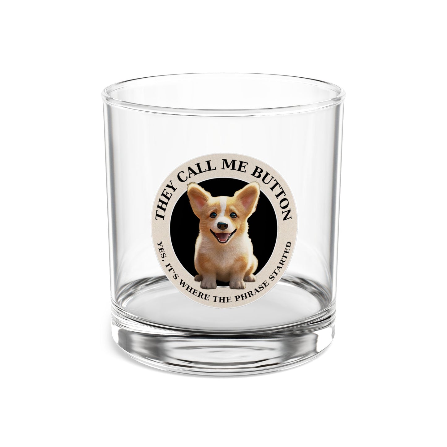 Cute as a Button - Highball Glass