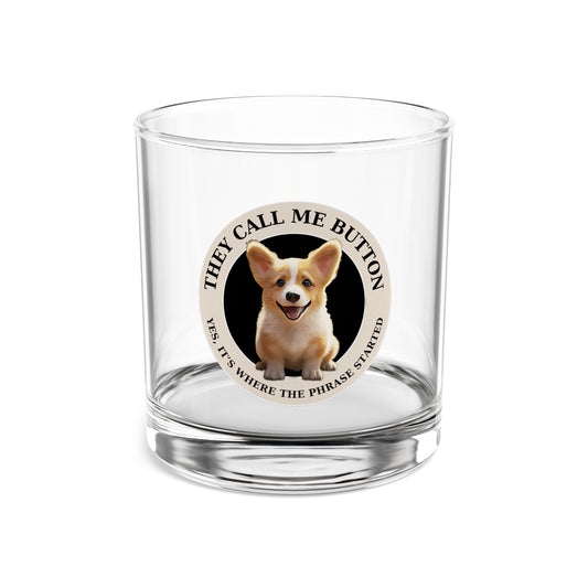 Cute as a Button - Highball Glass