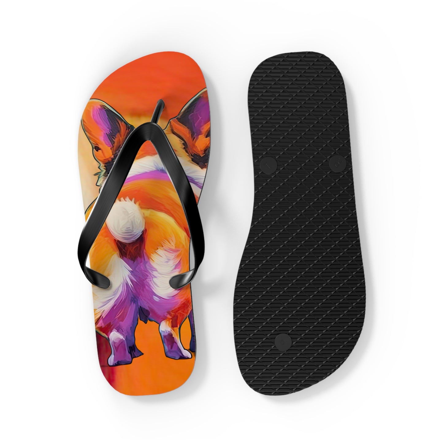 Corgi Butt Flip-Flops