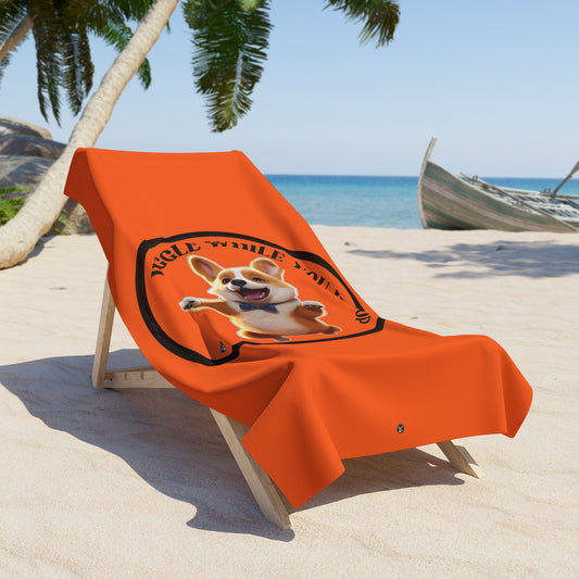 Wiggle While You Whoop - Beach Towel