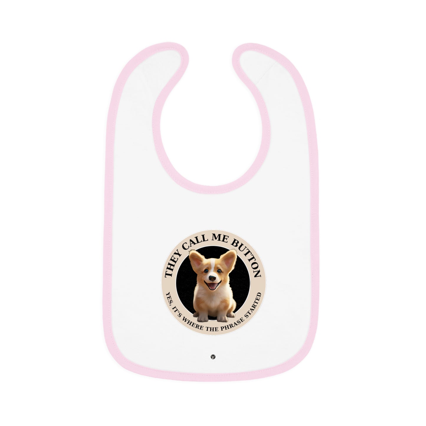Cute as a Button - Baby Bib