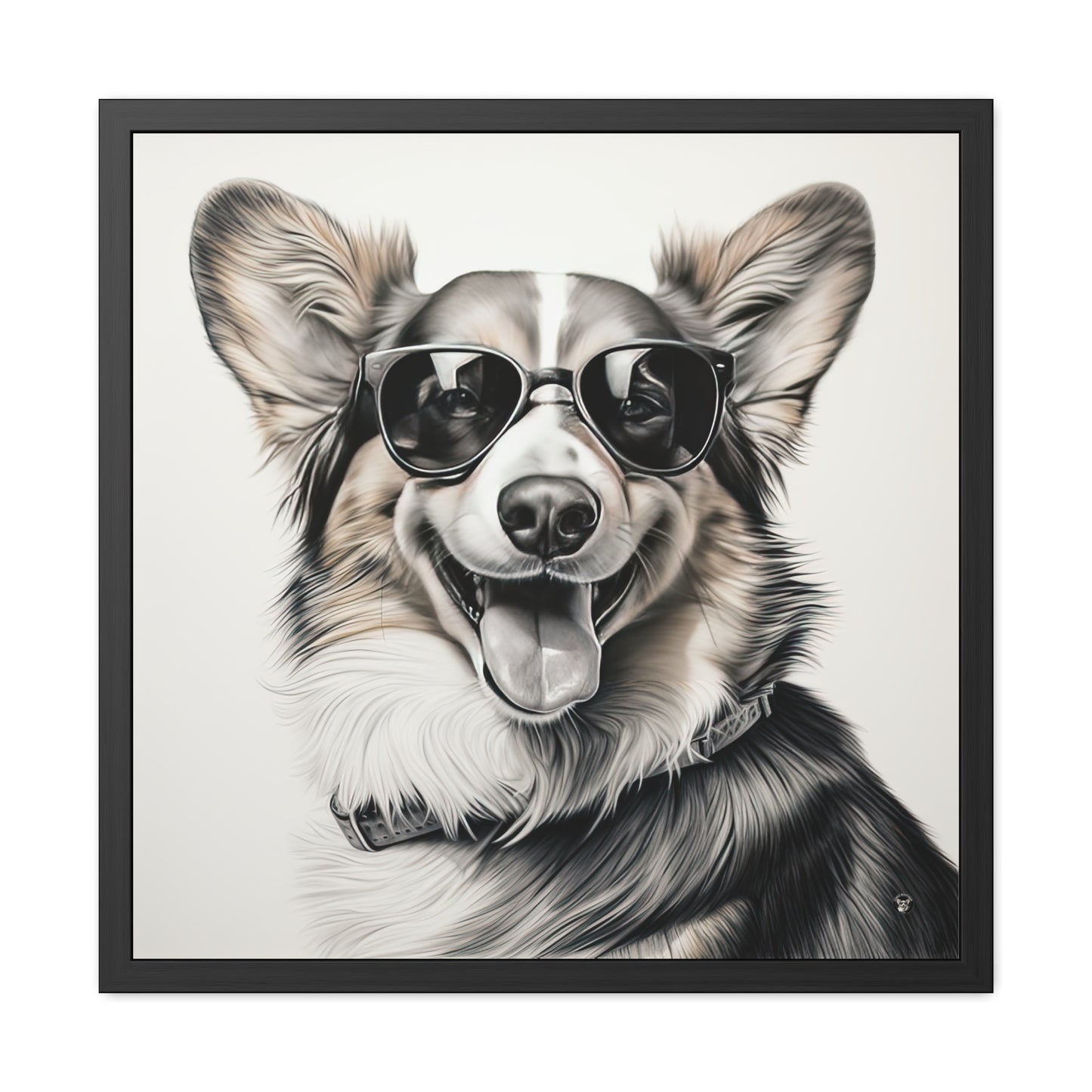 Corgi Cool - Framed Print