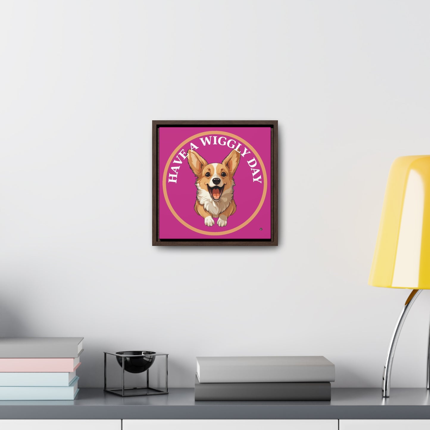 Have a Wiggly Day - Framed on Canvas