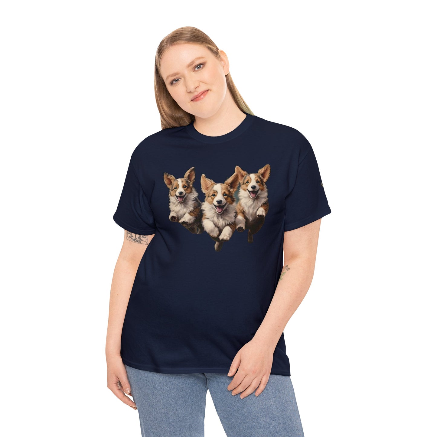 Corgi Enthusiasm - Unisex Heavy Cotton Tee