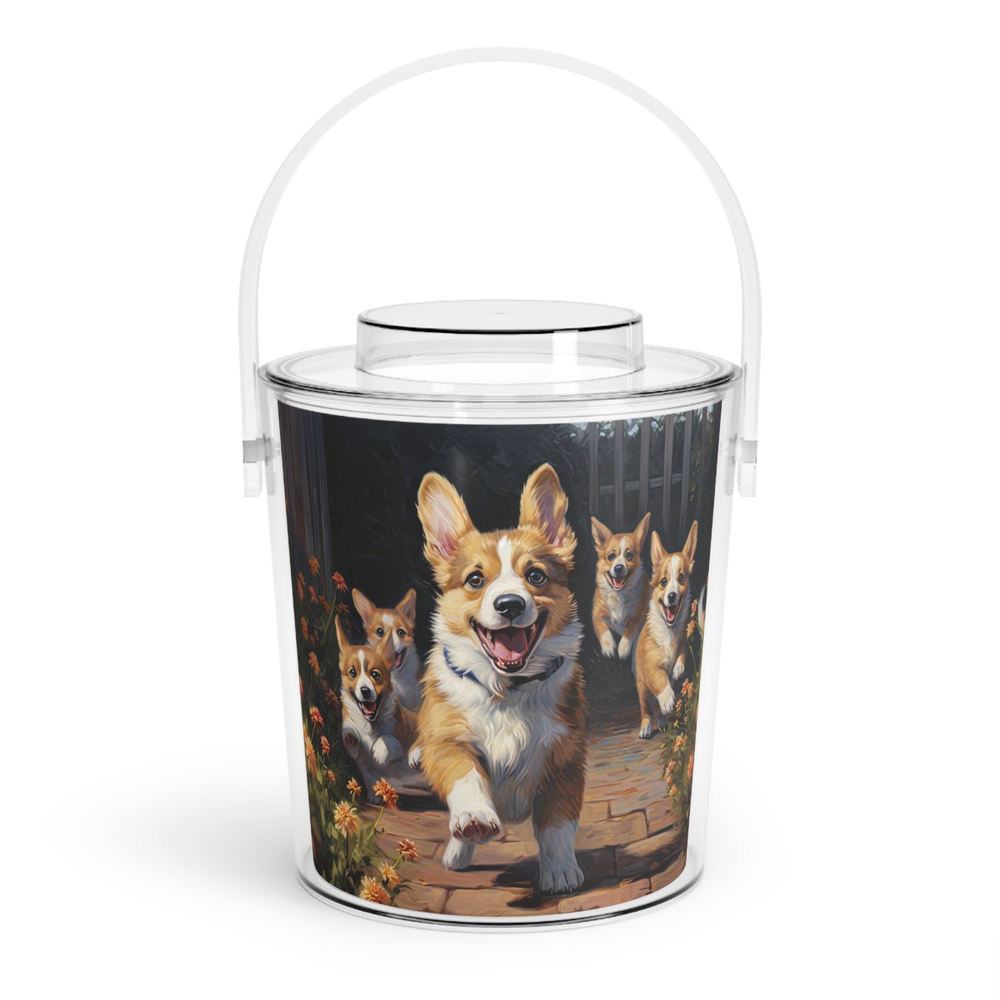 Welcome Home - Ice Bucket with Tongs