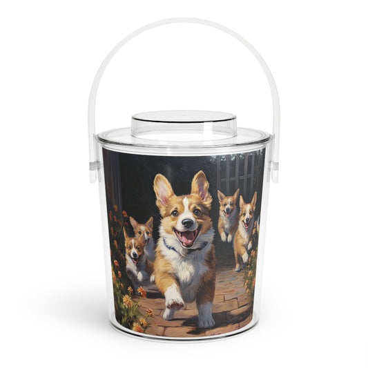 Welcome Home - Ice Bucket with Tongs