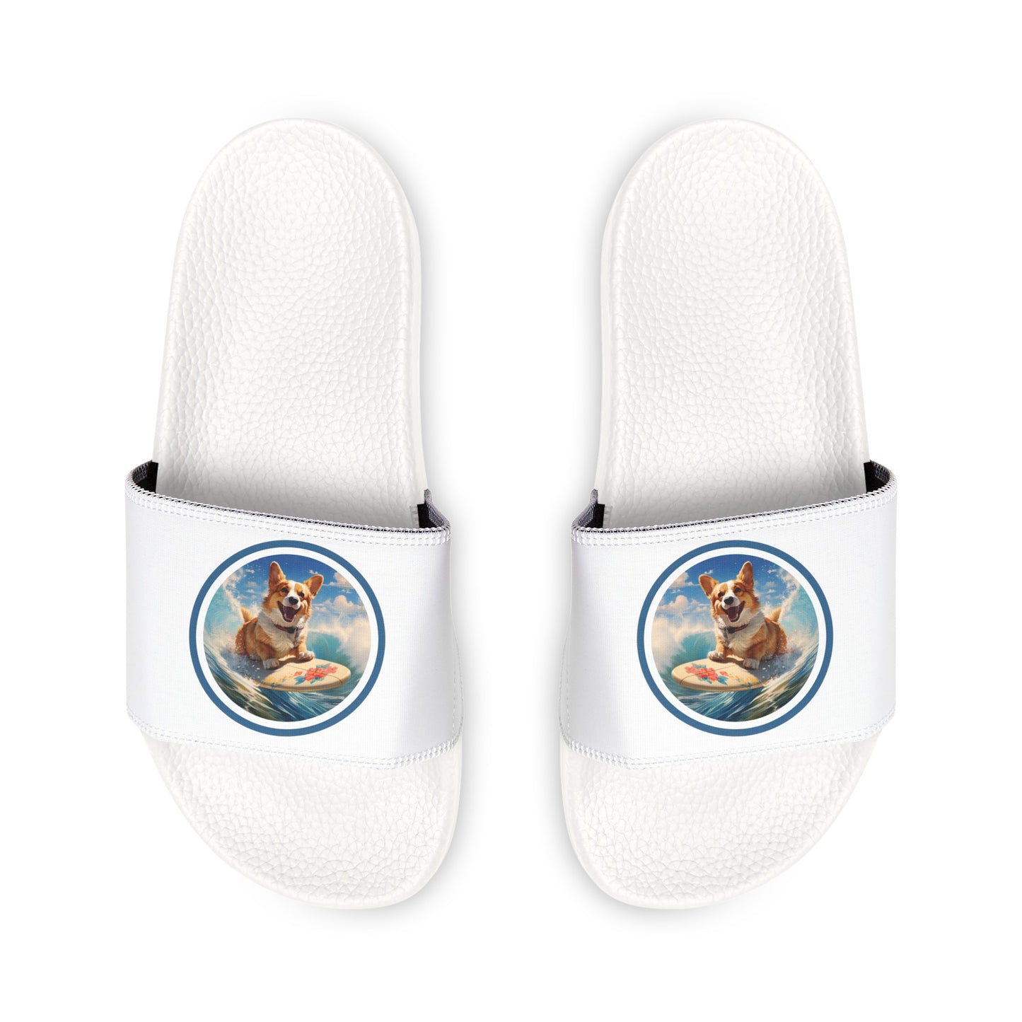 Cowabunga Corgi - Men's Slide Sandals