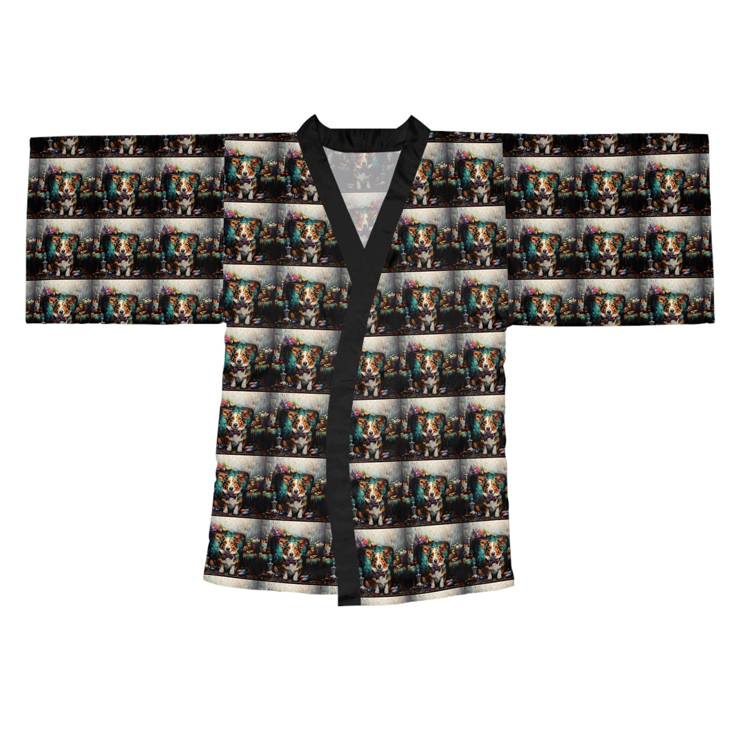Formal Corgi - Kimono Robe