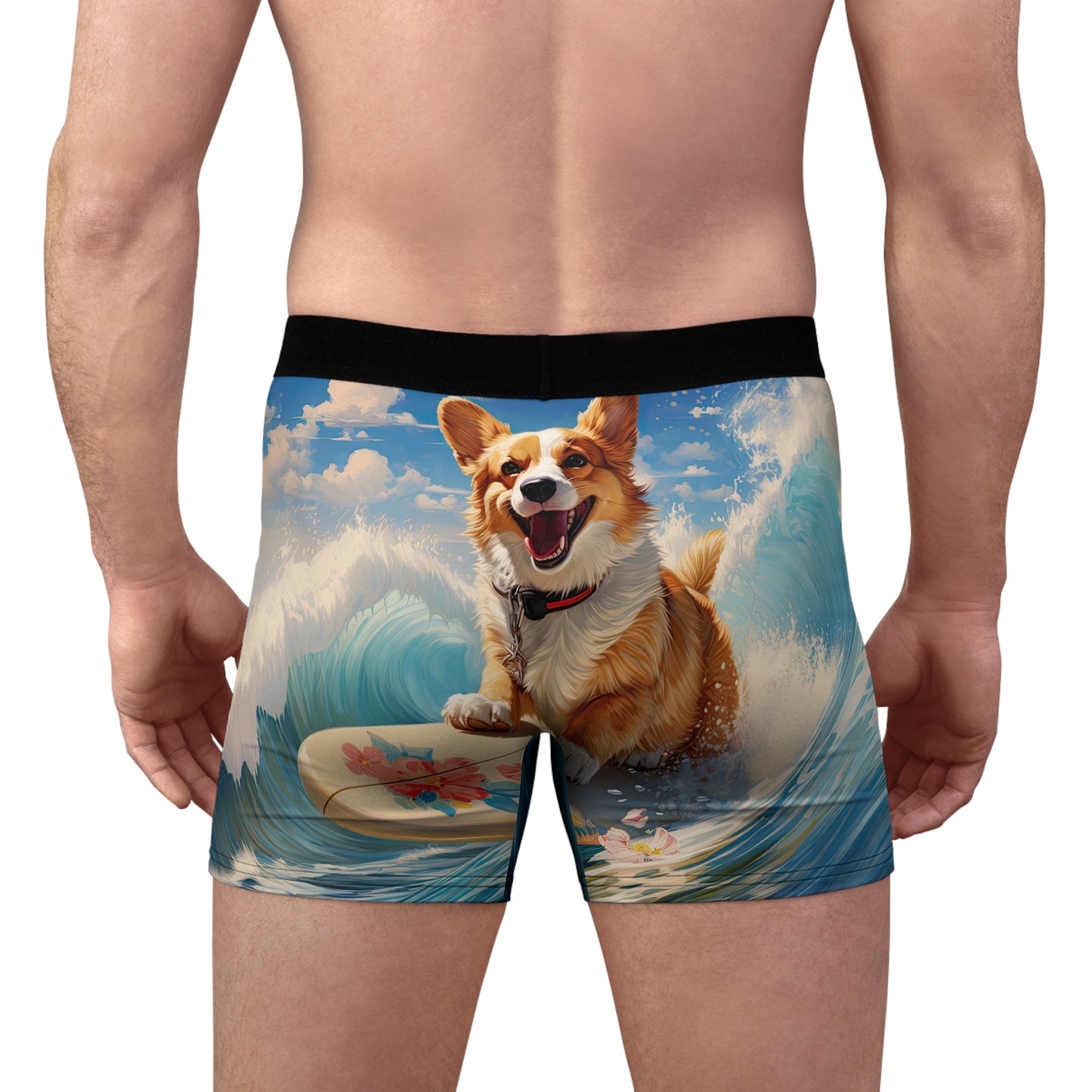 Cowabunga Corgi Boxer Briefs!