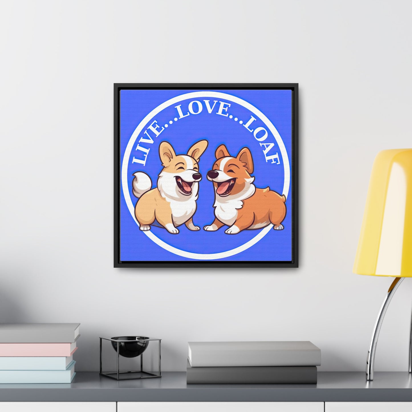 Live...Love...Loaf - Framed on Canvas