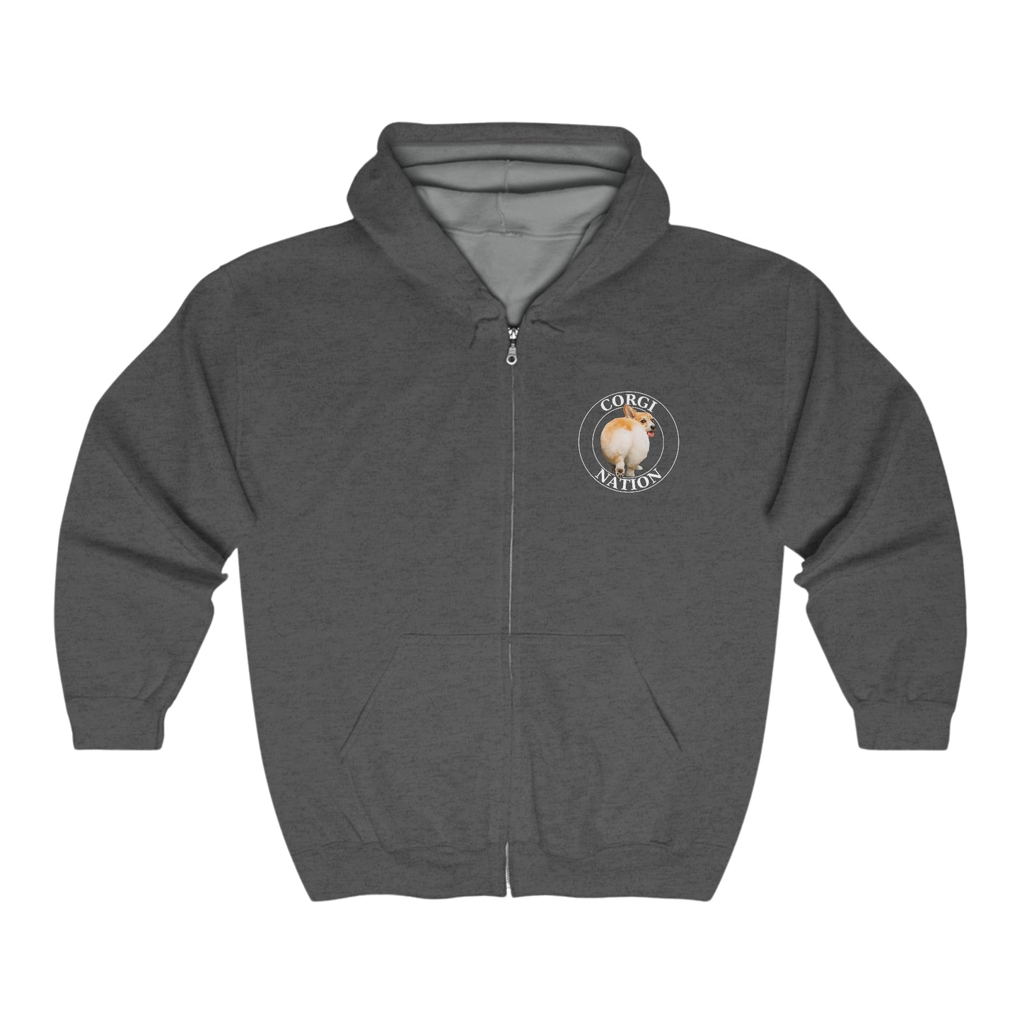 Corgi Nation - Zip Hoodie