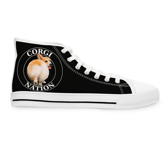 Corgi Nation - Women's High Top Sneakers