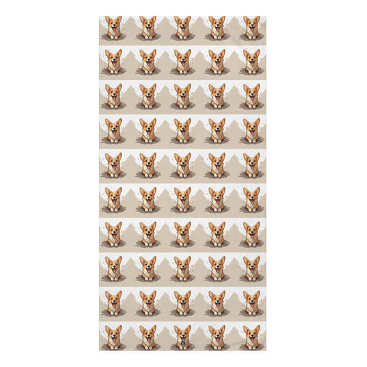 Corgi Cuteness Mosaic - Bath Towel