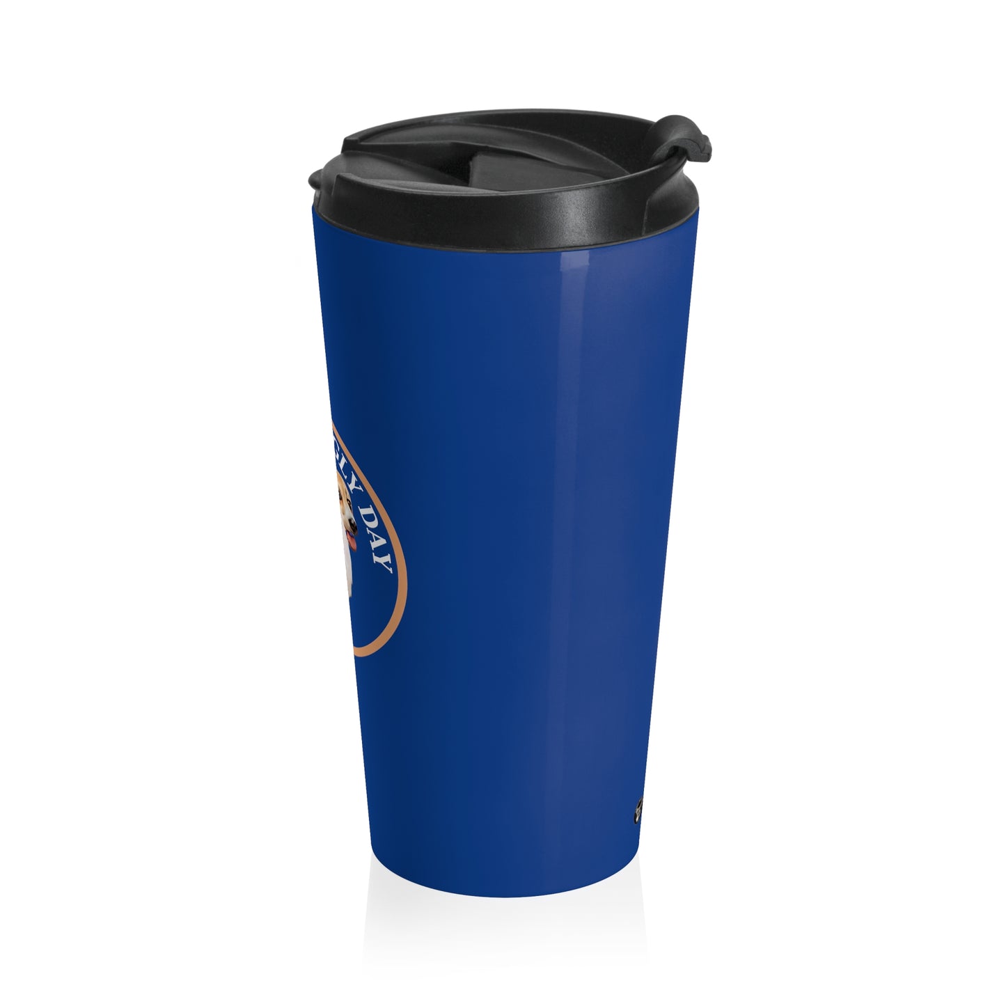 Have a Wiggly Day in Blue - Travel Mug