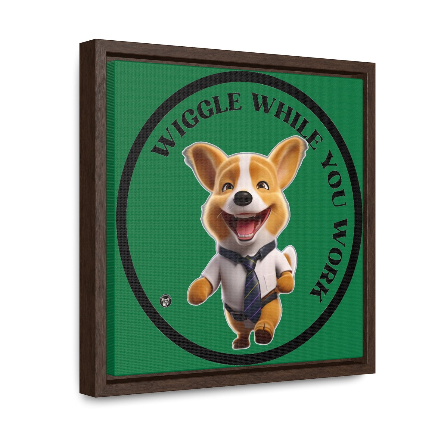 Wiggle While You Work - Framed on Canvas
