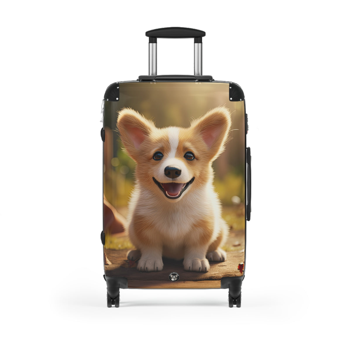 Corgi Puppy Sweetness Suitcases — Cute Rolling Luggage for Corgi Lovers