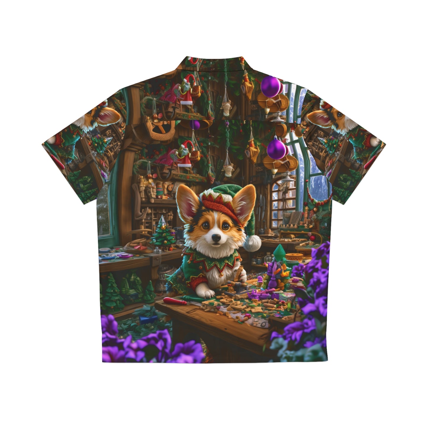 Santa's Little Helper Hawaiian Shirt