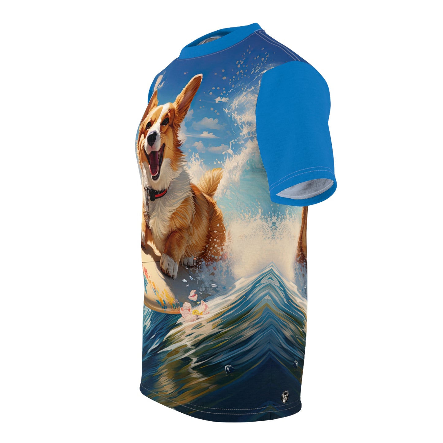 Cowabunga Corgi Unisex Bold Tee