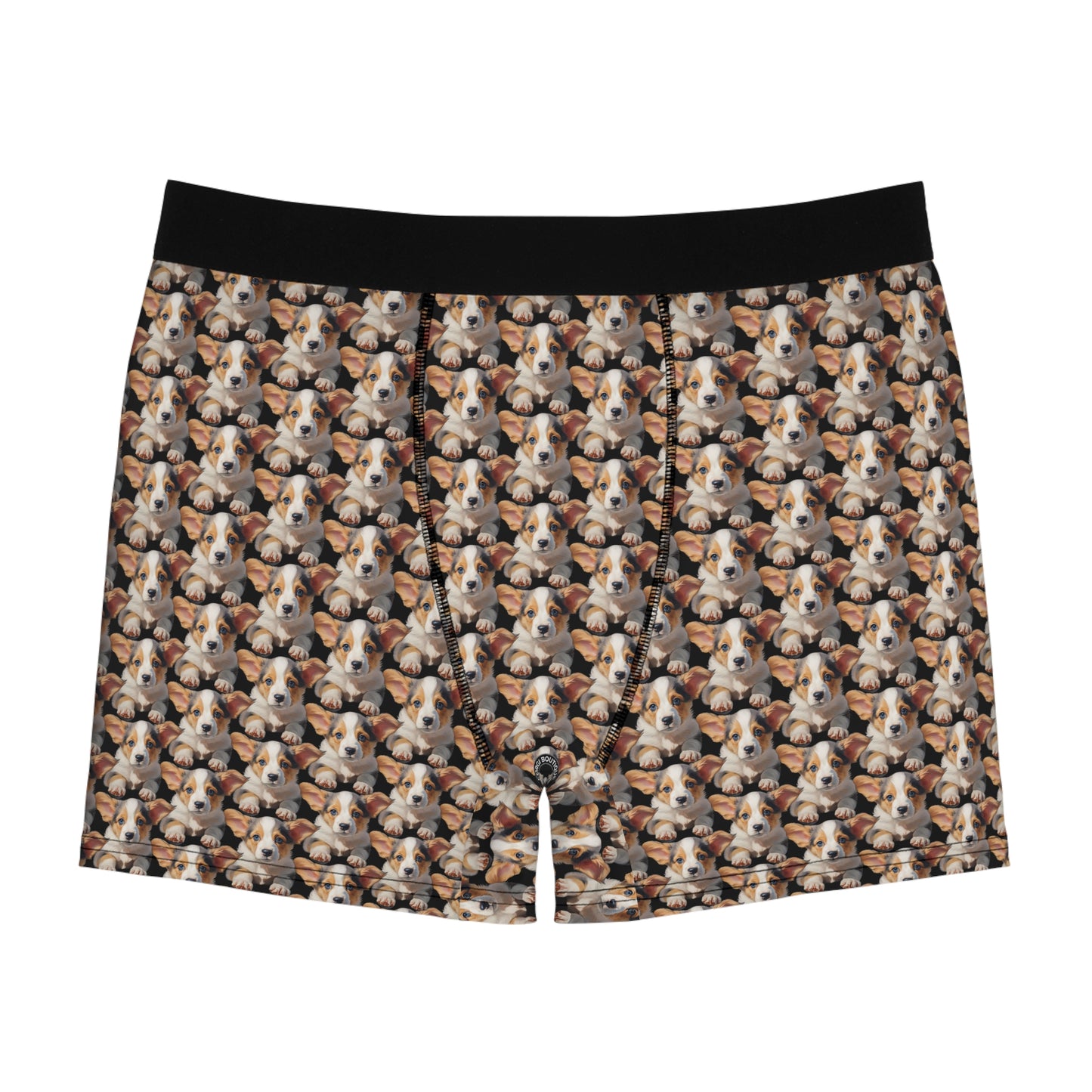 Puppy Portrait Mosaic Boxer Briefs