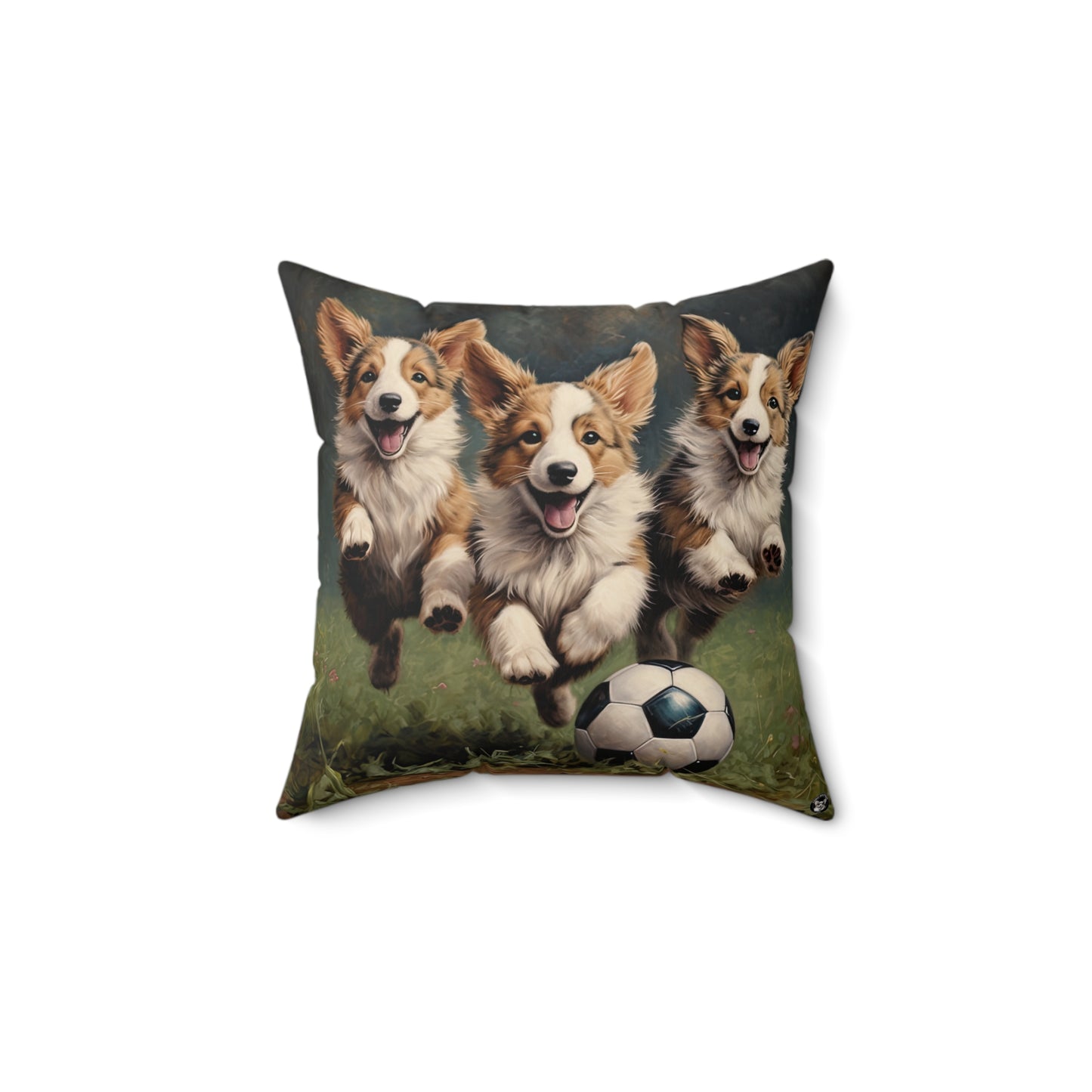 Corgi Pitch - Throw Pillow