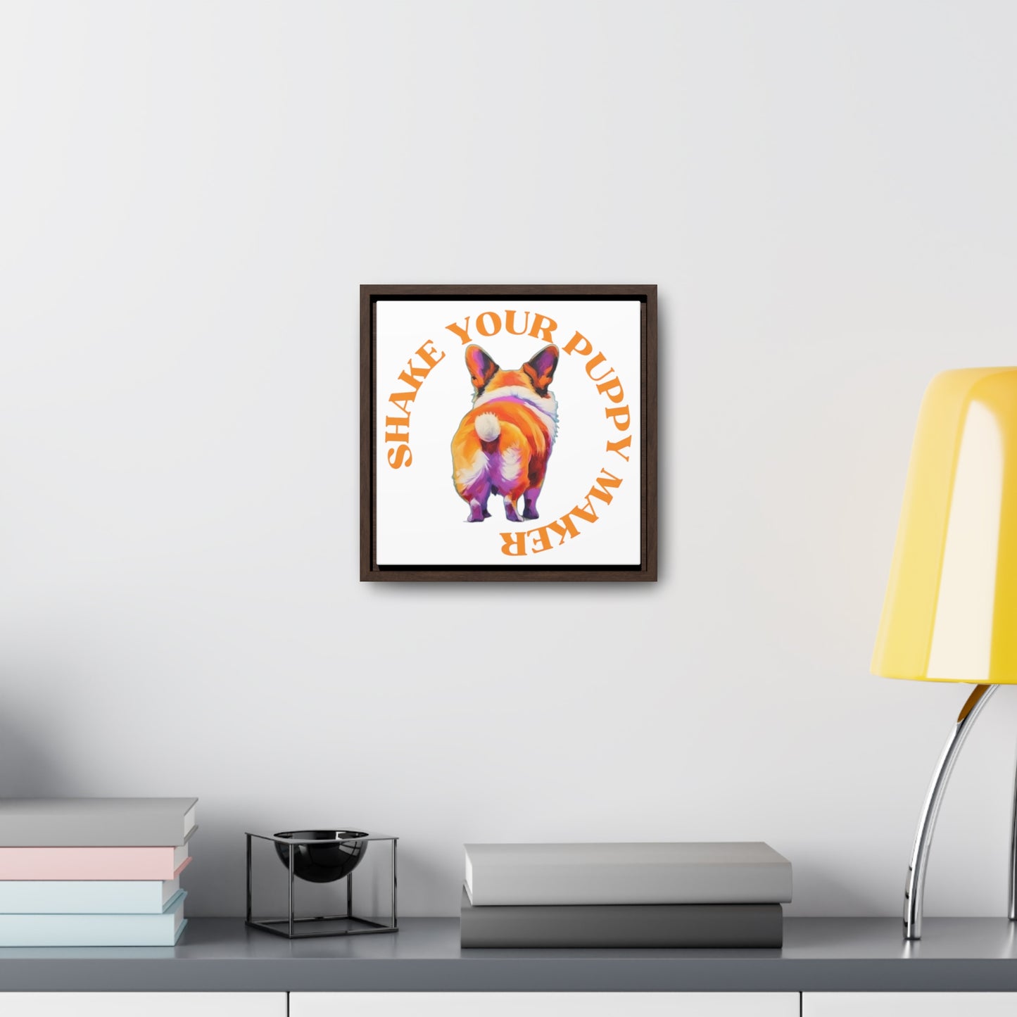 Shake Your Puppy Maker - Framed on Canvas