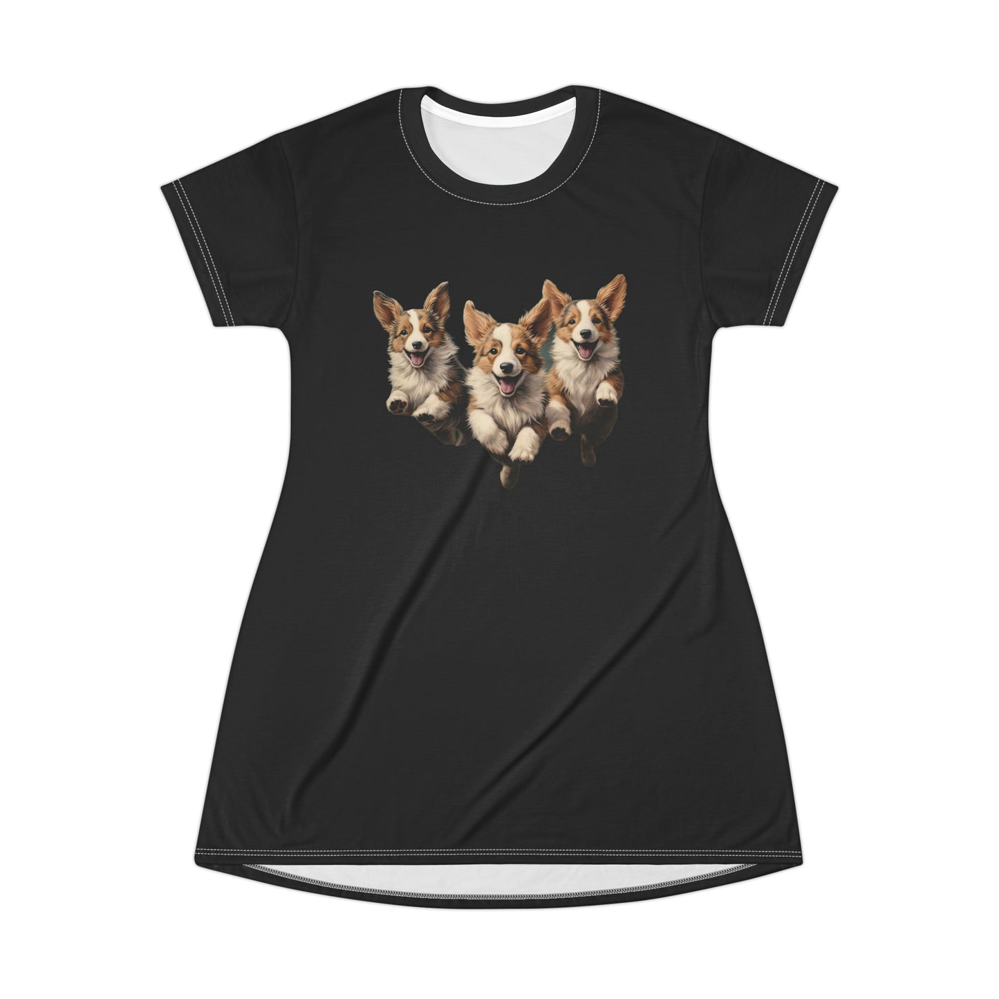 Corgi Enthusiasm - T-Shirt Dress