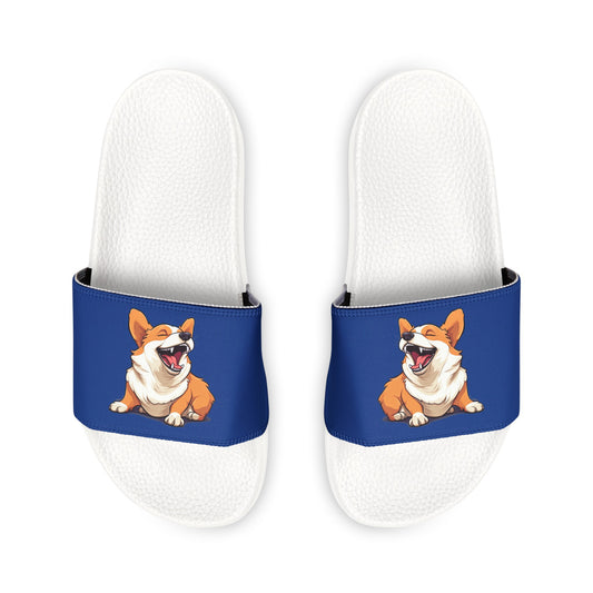 Comical Corgi - Men's Slide Sandals