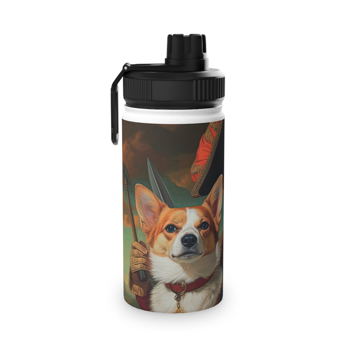 First Royal Corgi - Water Bottle with Sport Lid