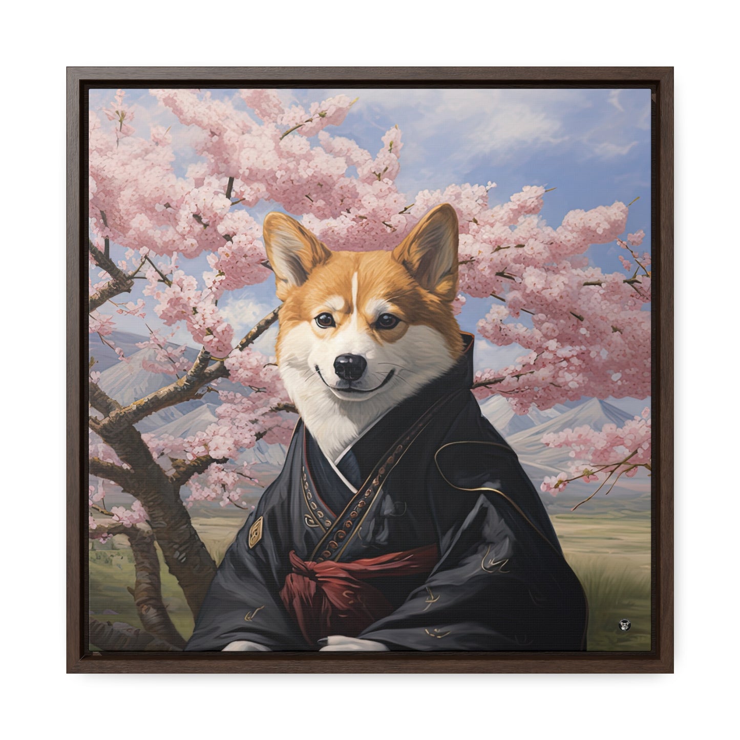 Zendog - Framed on Canvas