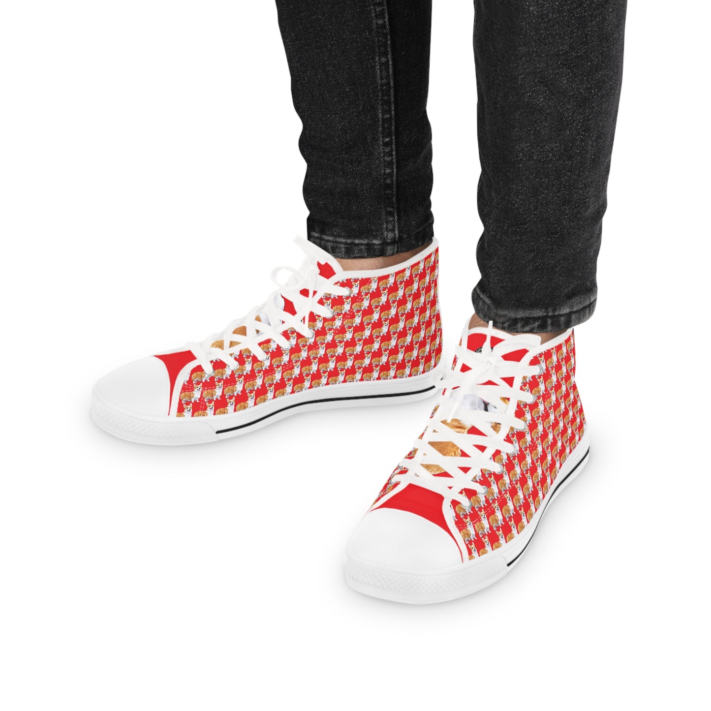 The Classic Mosaic - Men's High Top Sneakers