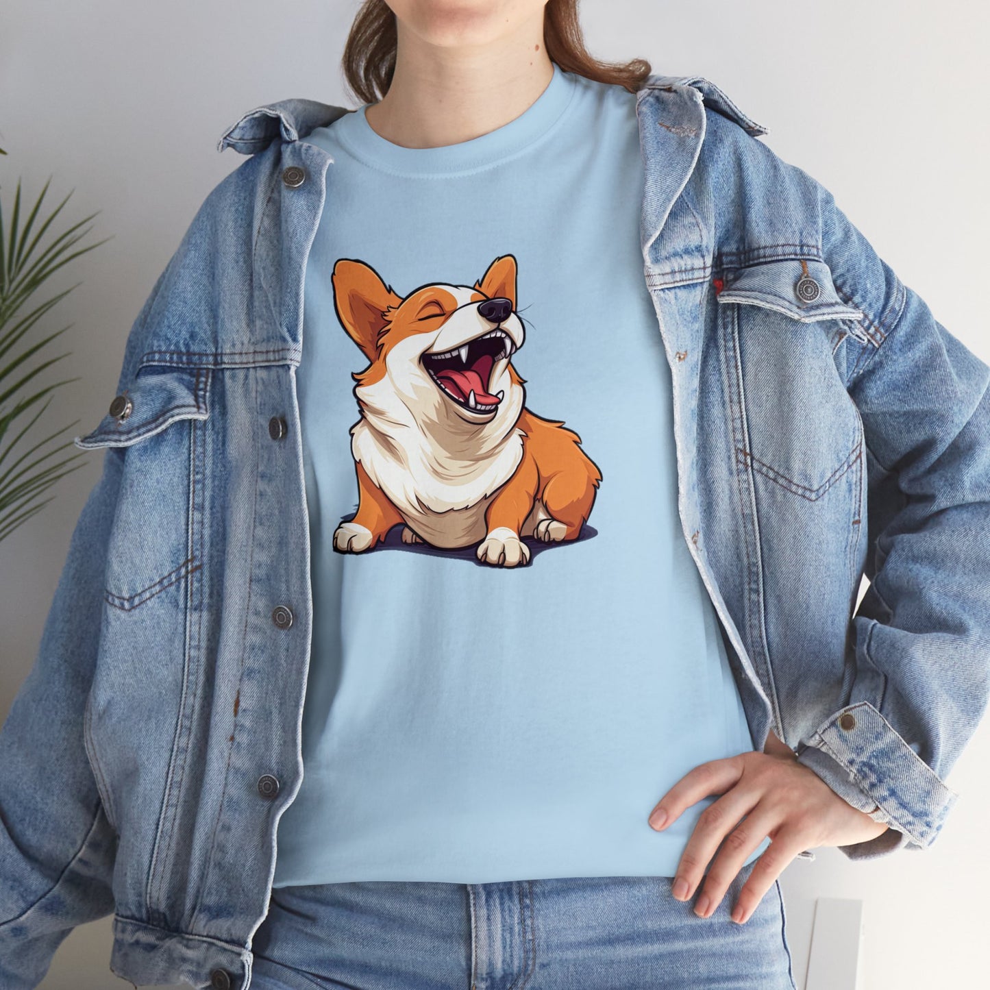 Comical Corgi - Unisex Heavy Cotton Tee