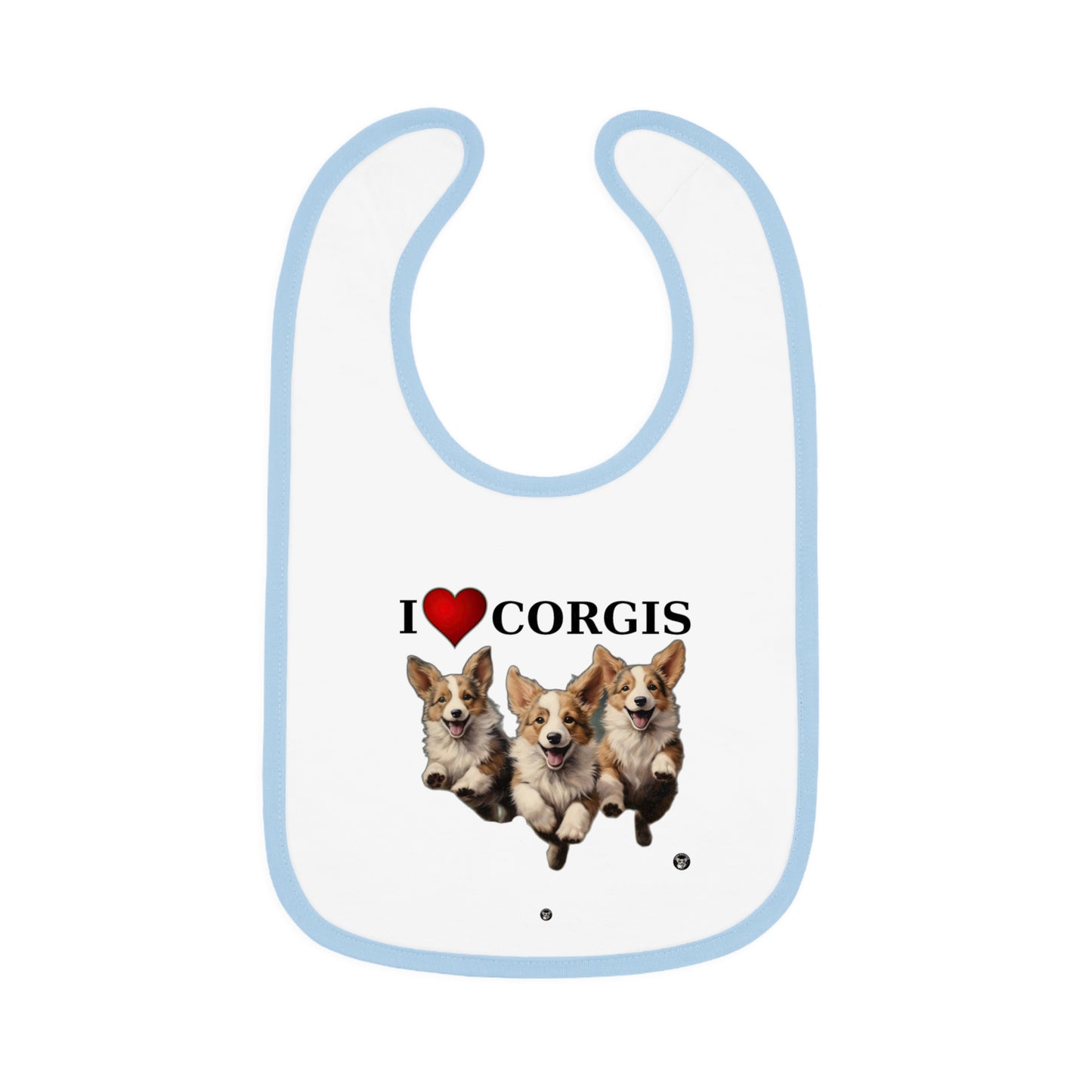 I Heart Corgis - Baby Bib