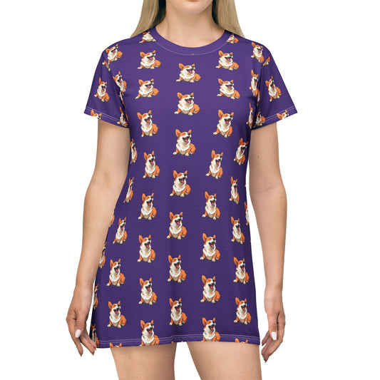 Comical Corgi T-Dress
