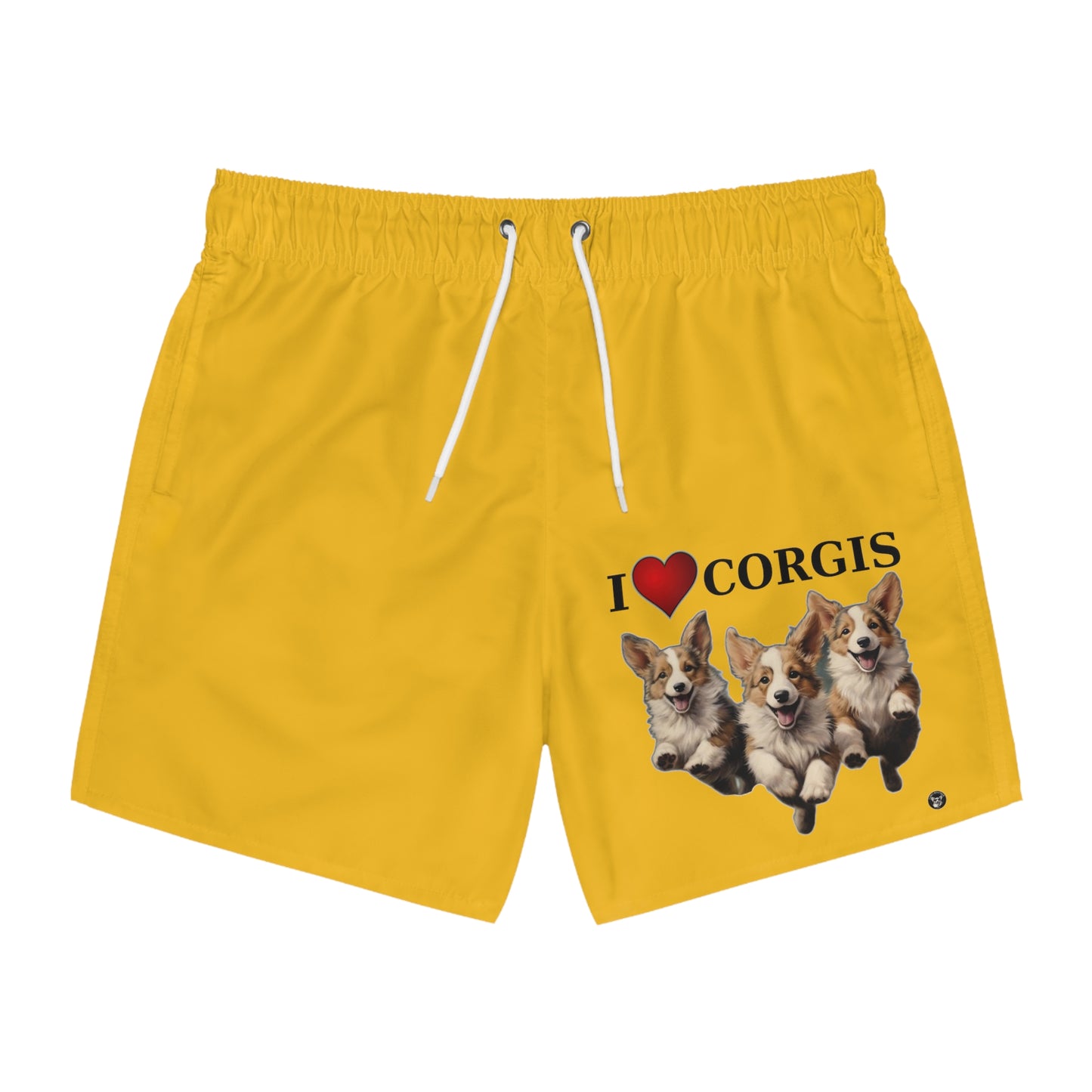 I Heart Corgis - Swim Trunks