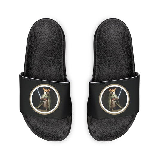 Jedi Corgi - Men's Slide Sandals