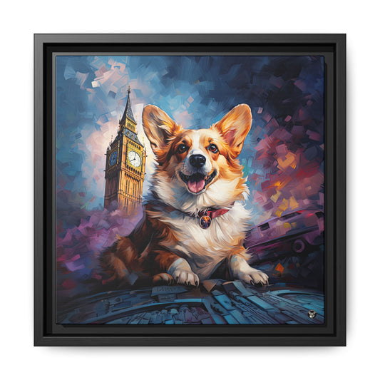 Corgi & Ben on Canvas
