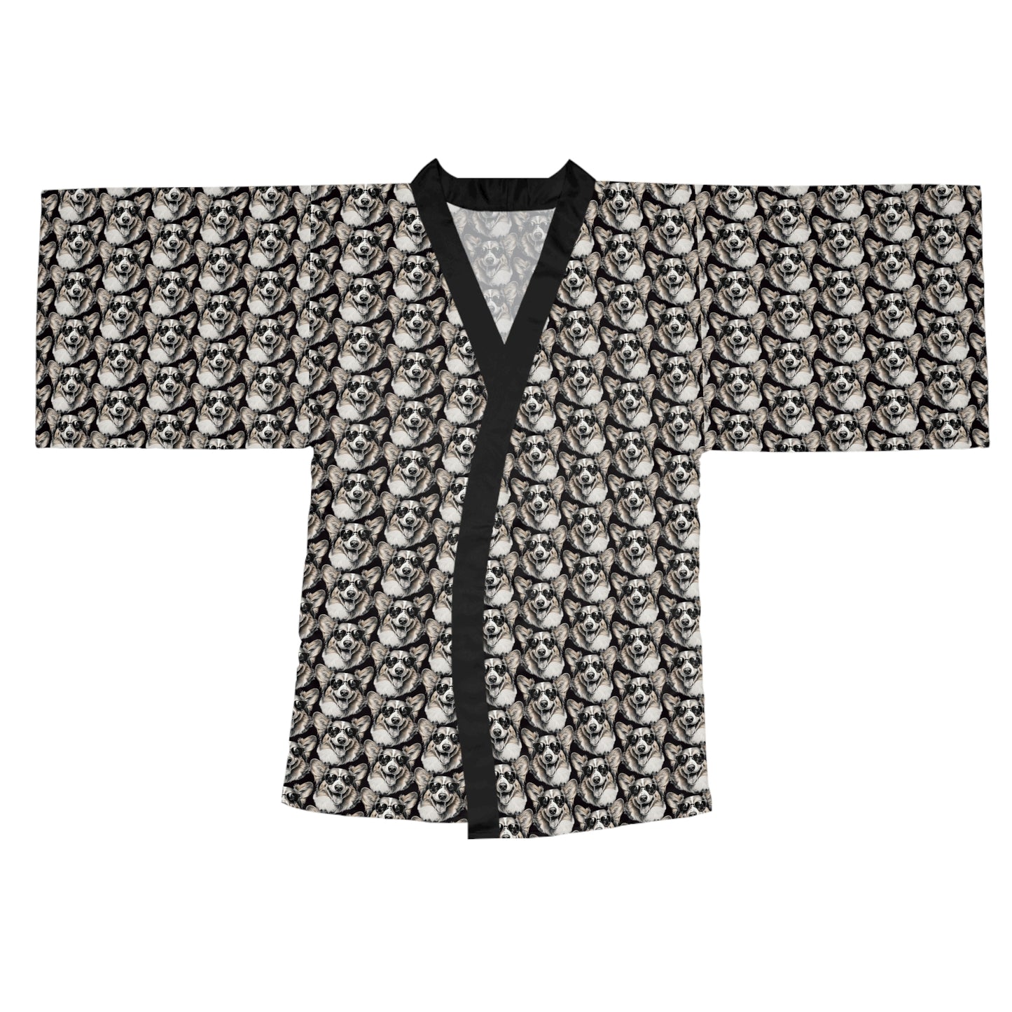 Corgi Cool Kimono Robe
