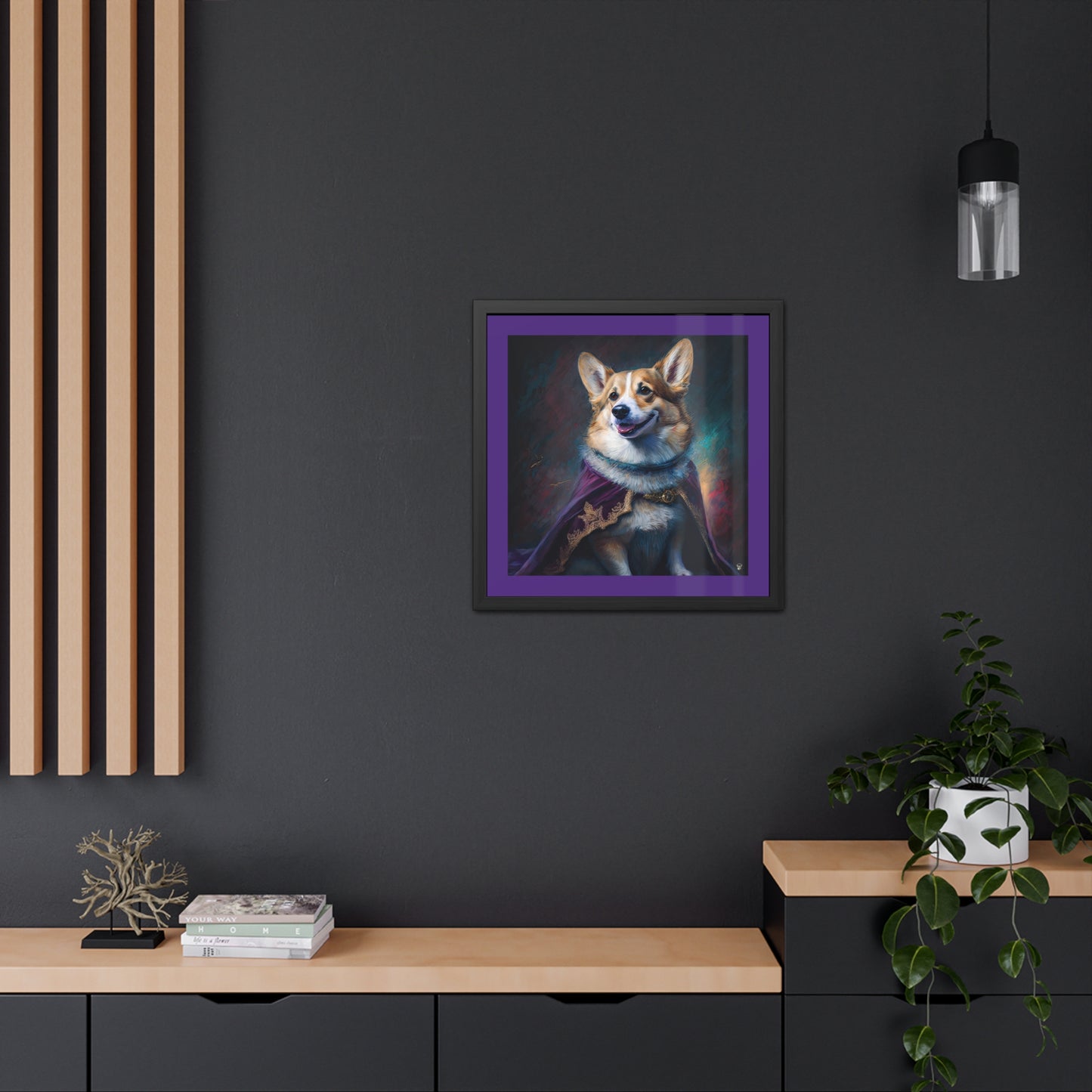 Cadre photo Corgi Royalty
