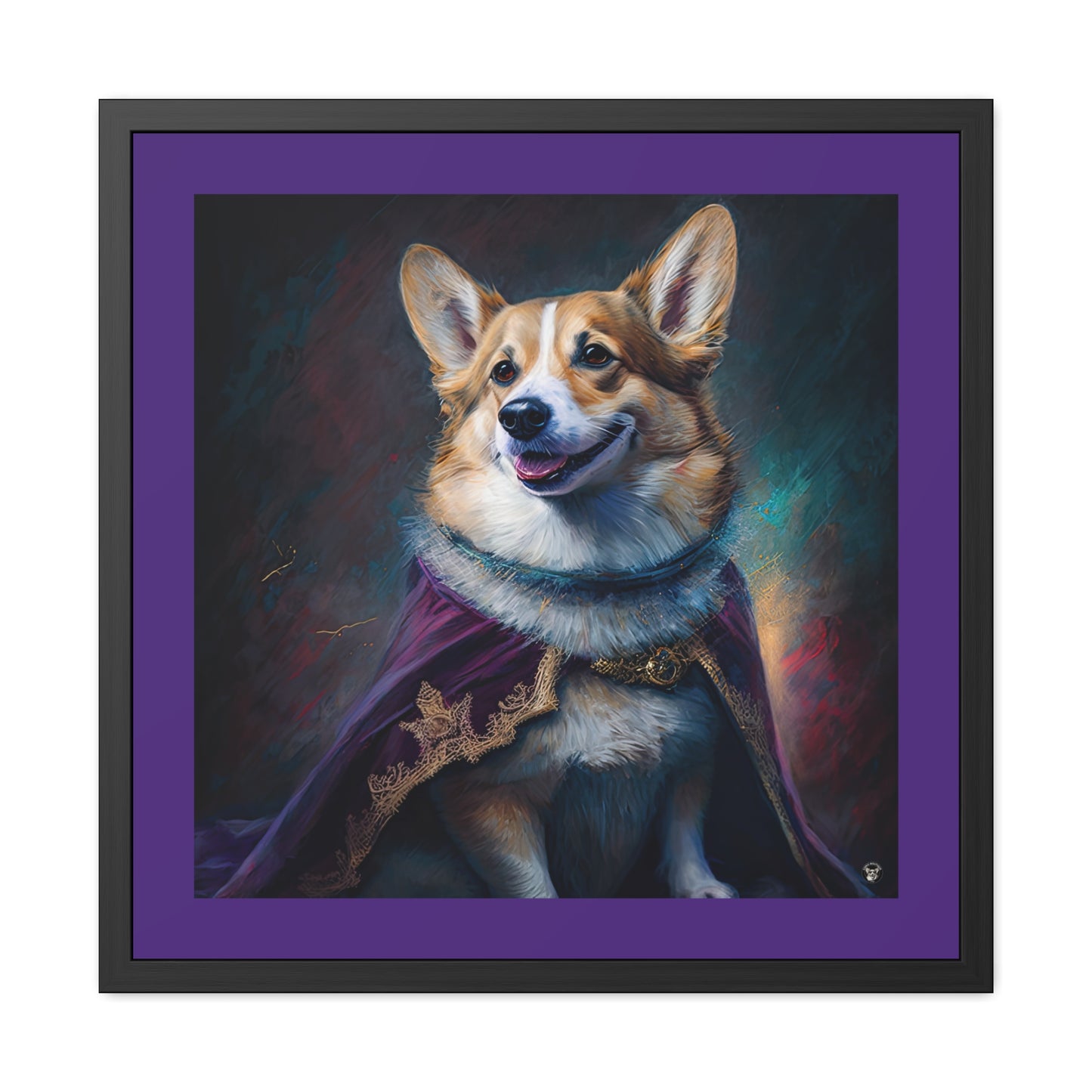 Cadre photo Corgi Royalty