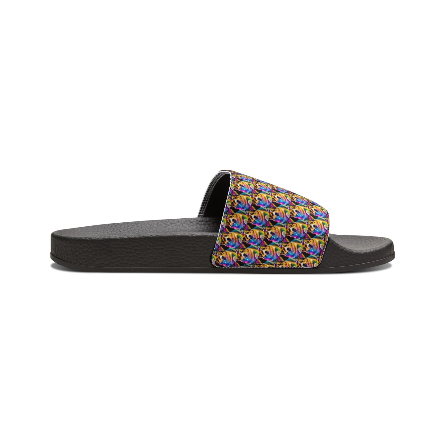 Colorful Corgi Mosaic - Women's Slide Sandals