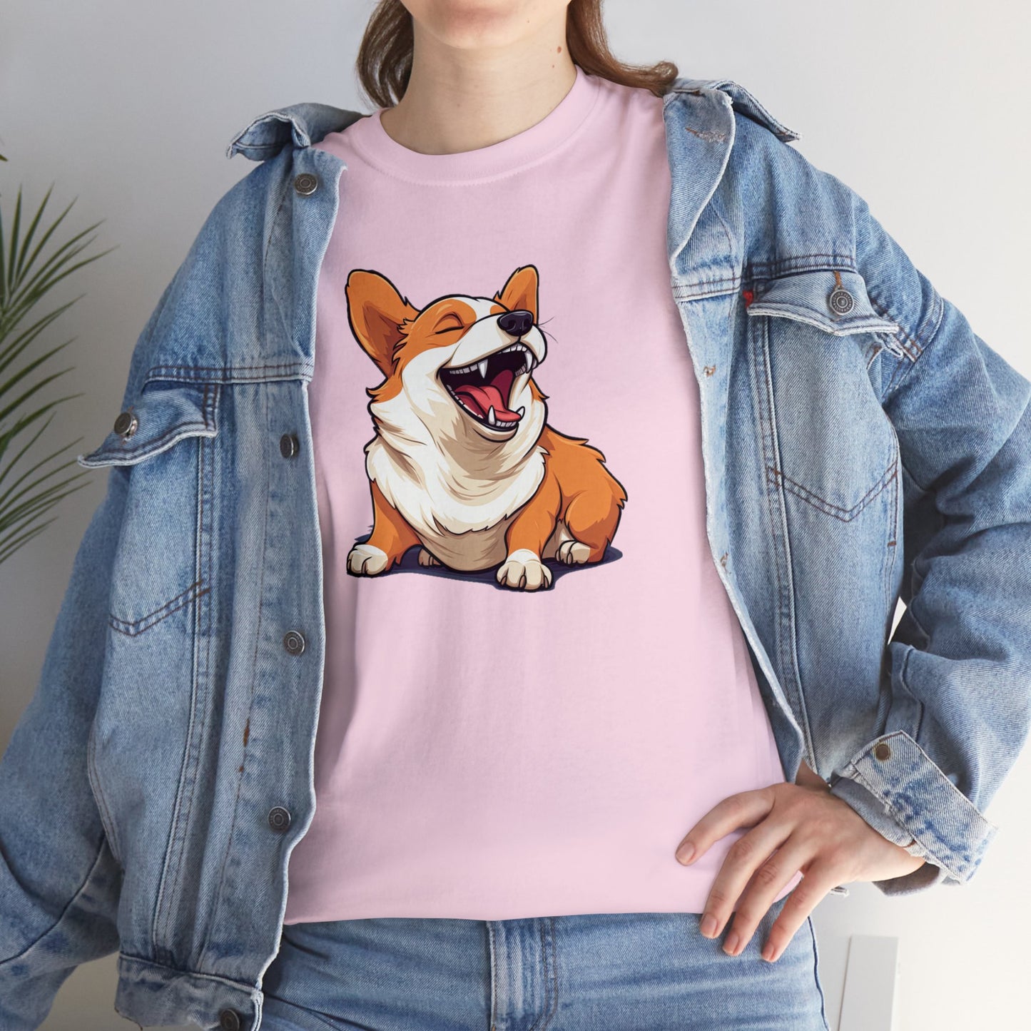 Comical Corgi - Unisex Heavy Cotton Tee