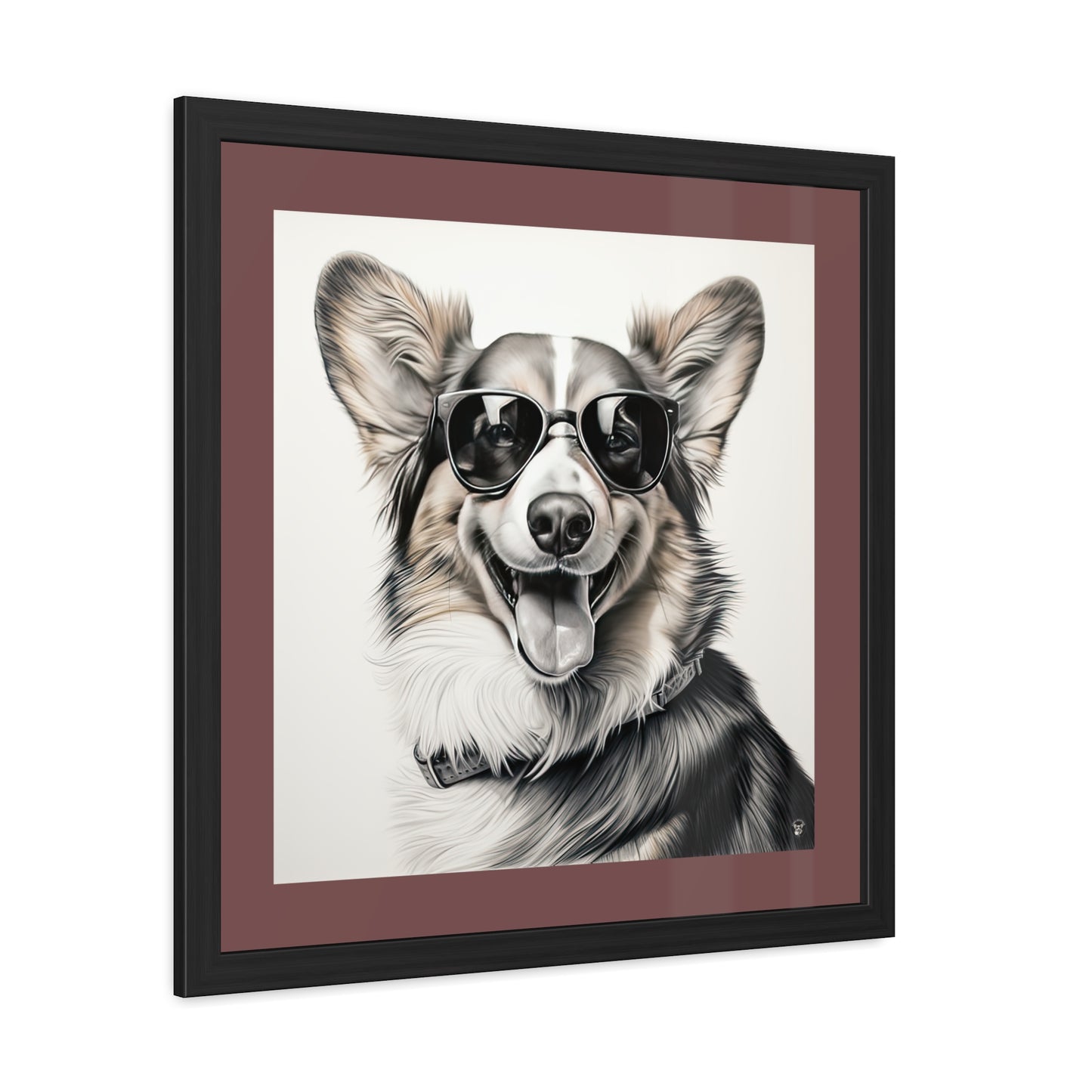 Impression encadrée Corgi Cool