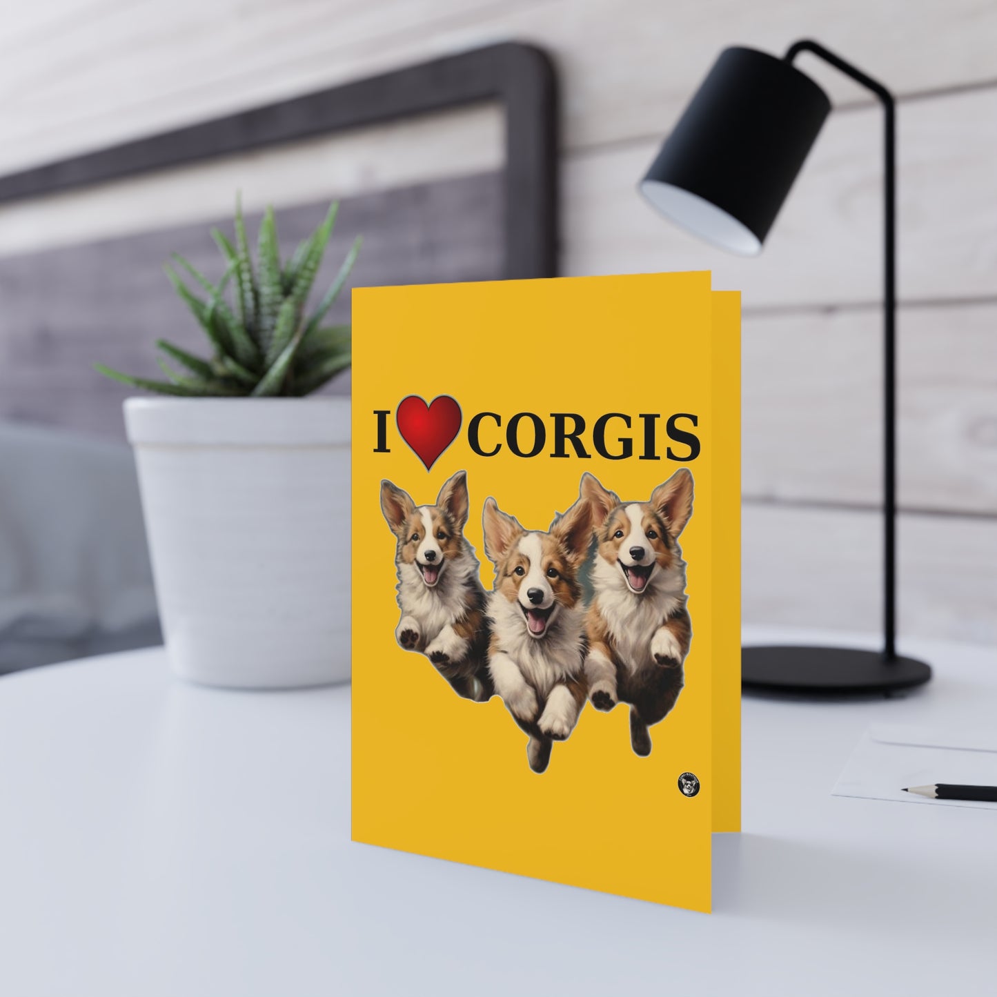 I Heart Corgis - Greeting Card