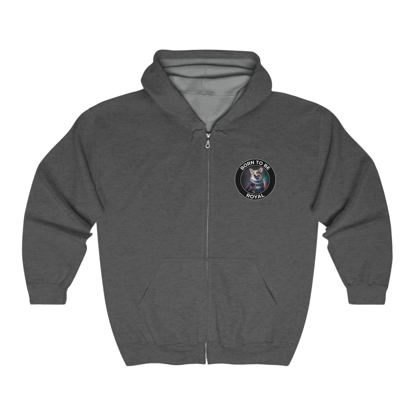 Born To Be Royal - Zip Hoodie
