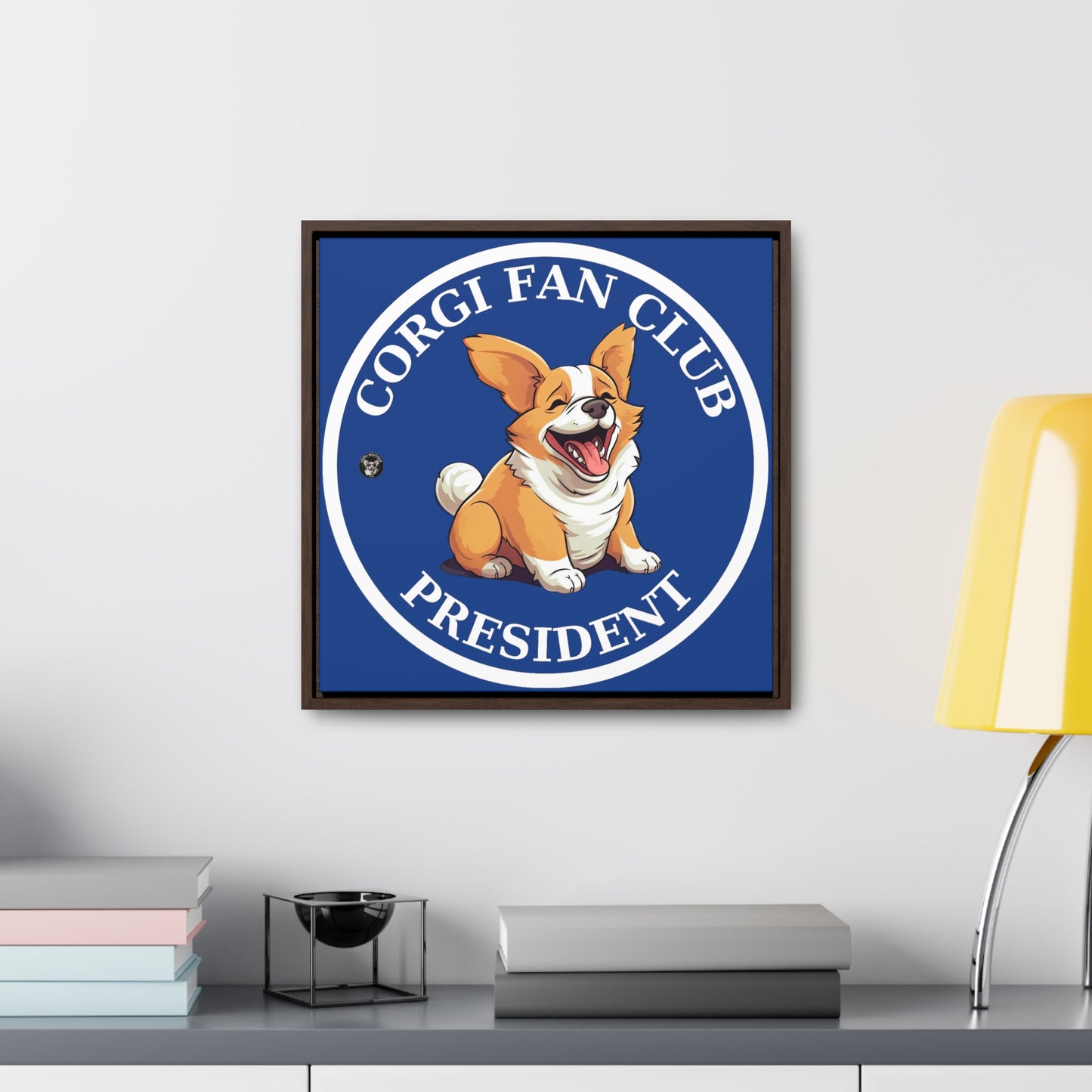 Fan Club President - Framed on Canvas