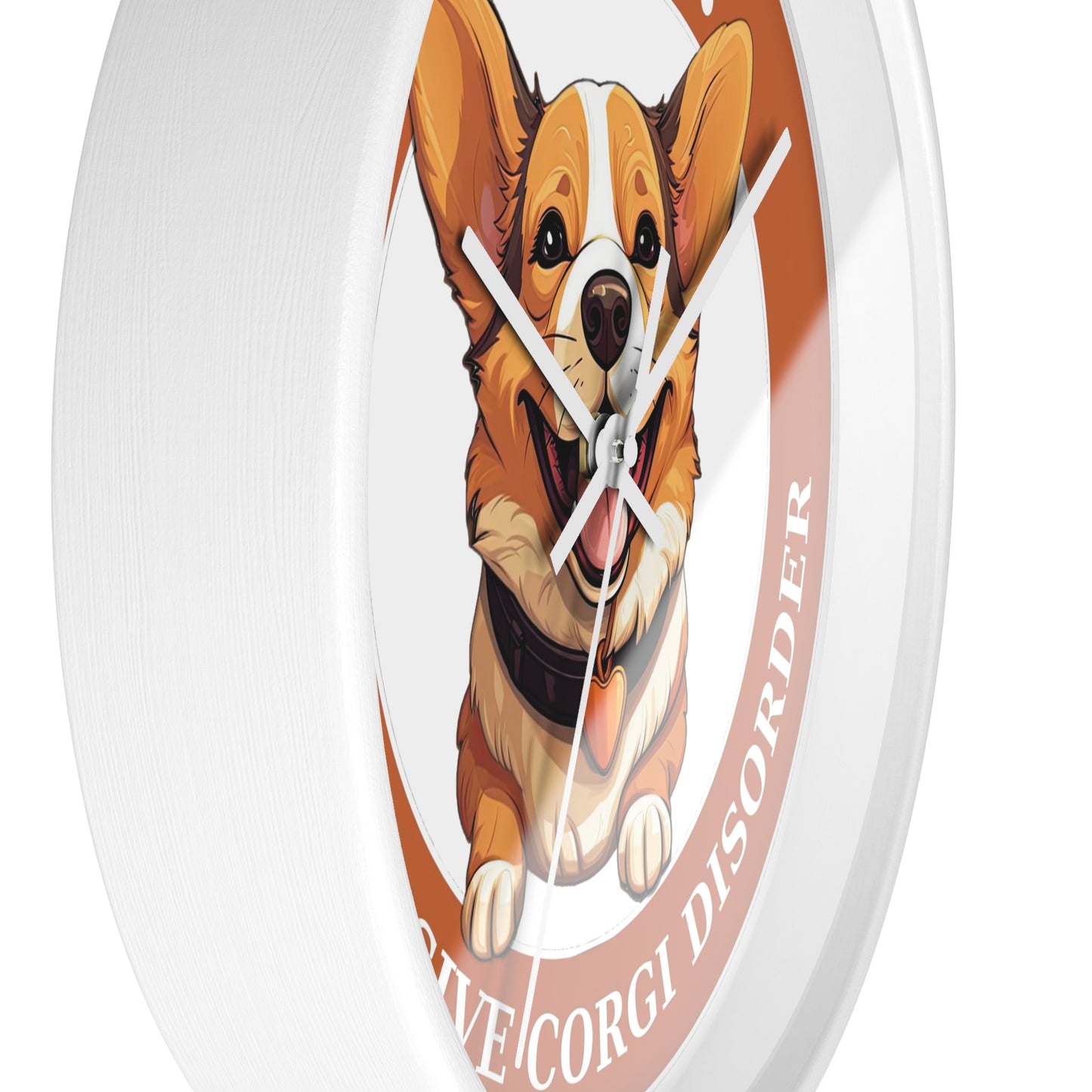 O.C.D. Obsessive Corgi Disorder - Wall Clock