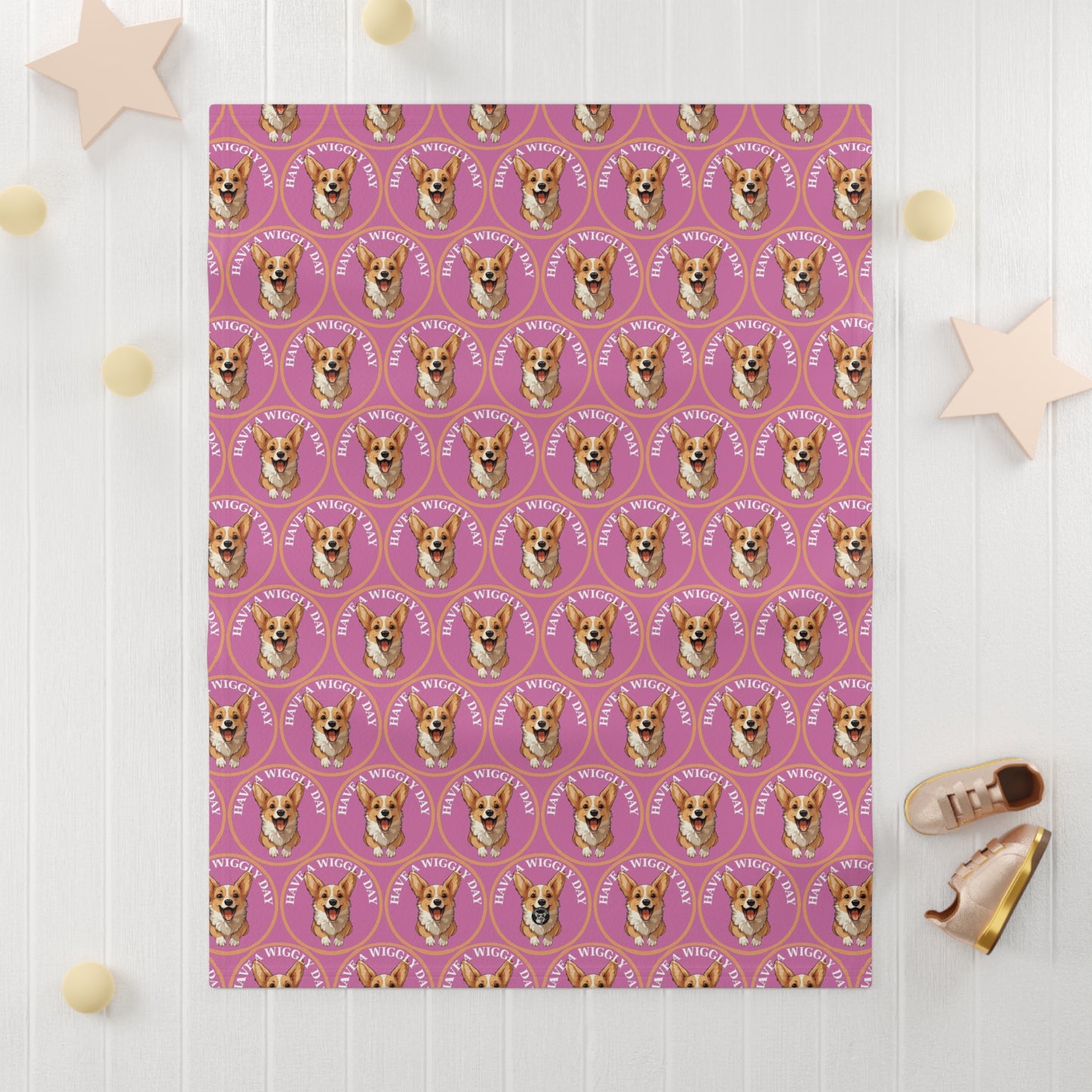 Have a Wiggly Day Mosaic - Baby Blanket
