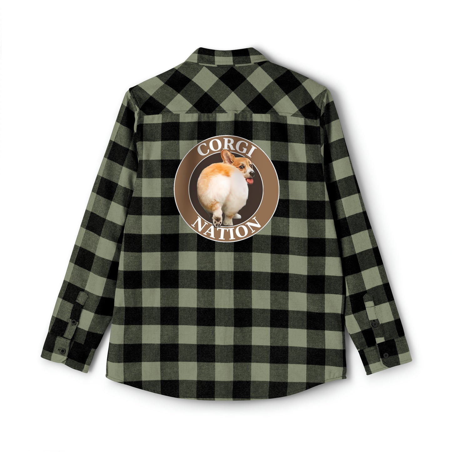 Corgi Nation - Flannel Shirt