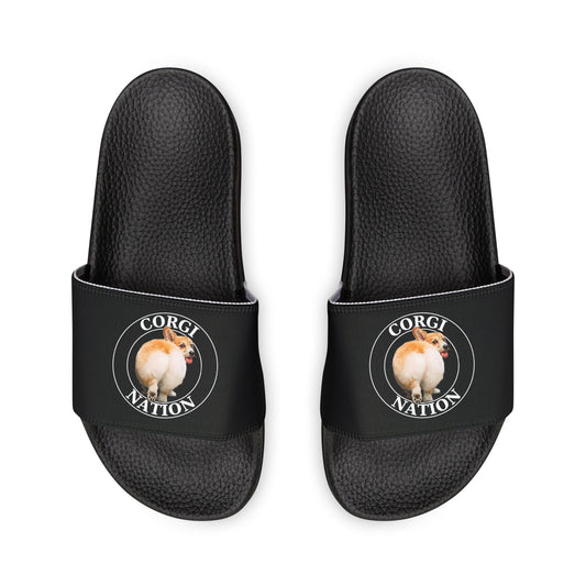 Corgi Nation - Men's Slide Sandals